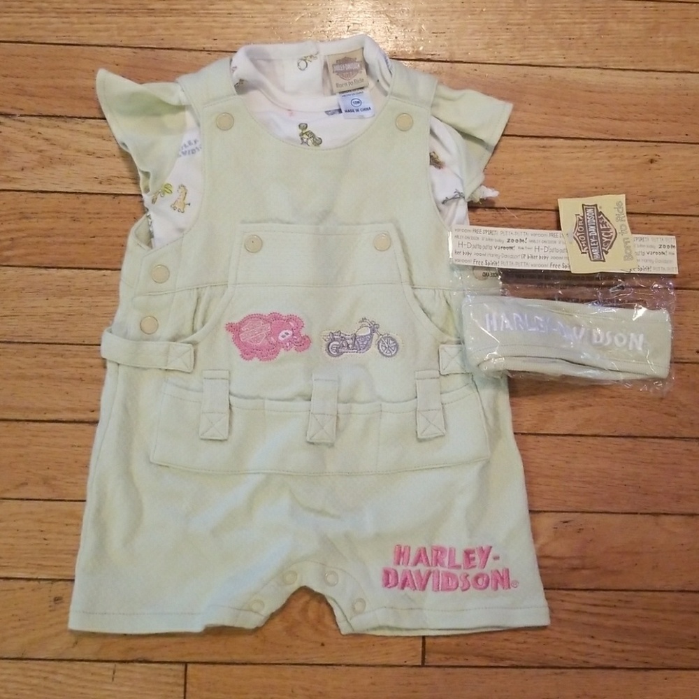 Harley Davidson baby outfit